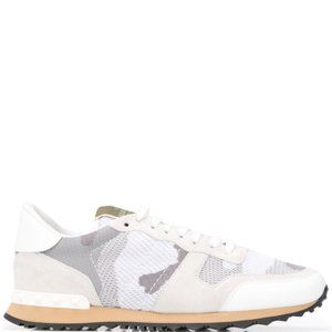 WOMEN'S VALENTINO GARAVANI ROCKRUNNER white camouflage US Sz. 10.5
